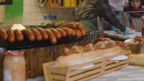 Close-Up-Of-Food-Stall-Selling-Hot-Dogs-In-Camden-Lock-Market-In-North-London-UK-1